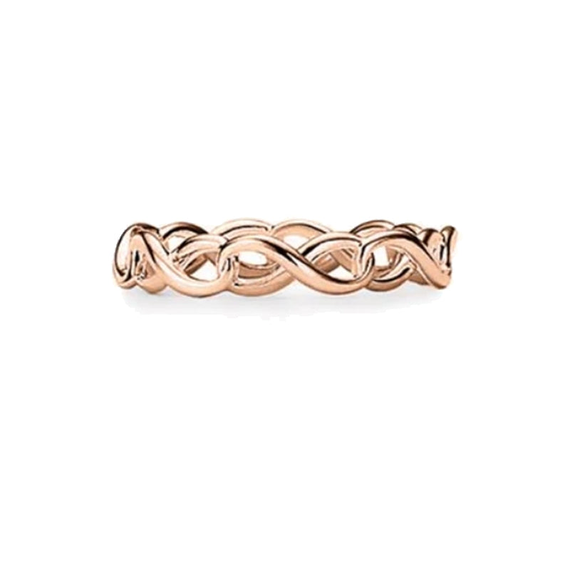 Anello Donna Liu Jo Acciaio rosa infinity  LJ2386M10
